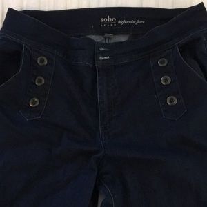 New York & company high waist flare jeans